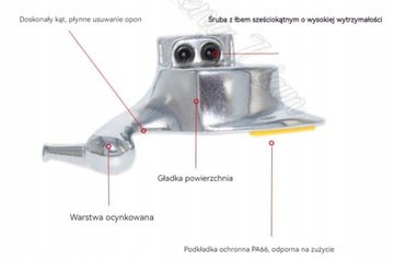 МЕТАЛЛИЧЕСКАЯ НОЖКА ДЛЯ УСТАНОВЧИКА С КОМПЛЕКТОМ КРЫШЕК