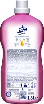 SOFIN Płyn do Płukania Tkanin Koncentrat MIX Zapachów Vegan 1,8 x5 360 prań