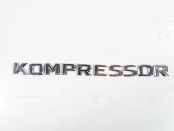 Mercedes W208 NAPIS EMBLEMAT KLAPY KOMPRESSOR