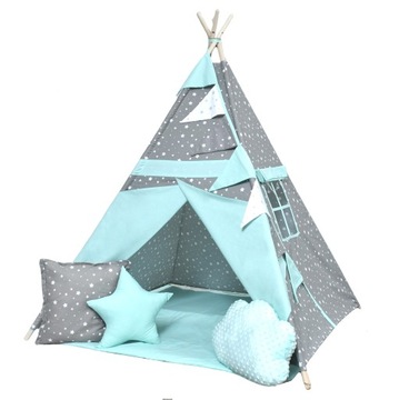 Namiot dla dzieci Tipi zamykany WIGWAM Dreamland ZESTAW