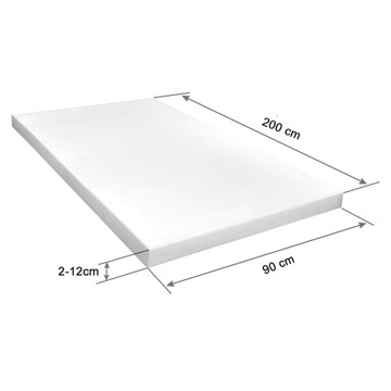 ПЕНА ДЛЯ ОБИВКИ T2544 200x90x4 CM МЕБЕЛЬНАЯ ГУБКА МАТРАС ПОДУШКА СПИНКА