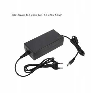 НАСТОЛЬНЫЙ БЛОК ПИТАНИЯ 54,6 В 2 А ПРЕОБРАЗОВАТЕЛЬ ПИТАНИЯ СО СВЕТОДИОДНЫМ ИНДИКАТОРОМ 100-240 В