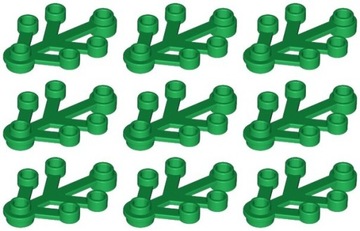 LEGO ROŚLINA 2423 LIŚĆ zielony (5g) 9 szt.
