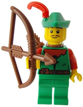 LEGO Castle rycerz Lasu Forestman ŁUCZNIK NOWE