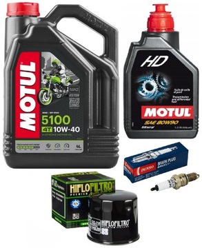 ZESTAW SERWISOWY/OLEJOWY + ŚWIECA/FILTR Quad ATV Segway Snarler AT5 500cc