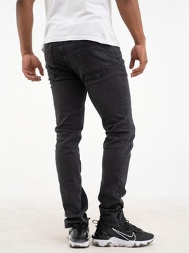 Брюки мужские CROLL Slim JEANS черные 38