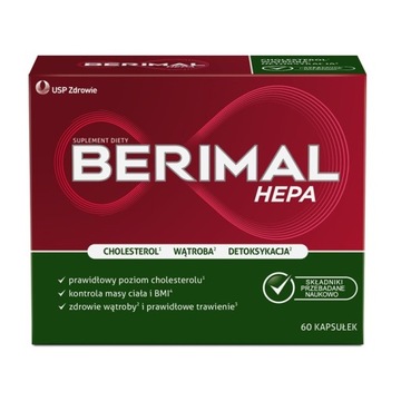 Berimal Hepa 60 kaps. BERGAMOTA+KARCZOCH