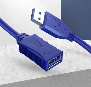 PRZEDŁUŻACZ USB 3.0 AM-AF KABEL PRZEWÓD 5 Gb/s 1M