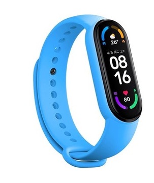 РЕМЕНЬ для Xiaomi Mi Band 5 6 СМЕШАННЫХ ЦВЕТОВ