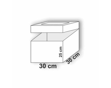 5 szt 30x30x25 pudełko na tort z okienkiem