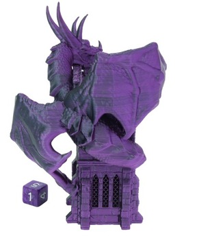 Выход Дракона на башне - маленькая башня для игры в кости - Башня для игры в кости виверны Fates End