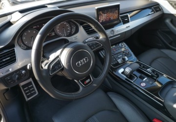 Audi A8 D4 S8 Facelifting 4.0 TFSI 605KM 2016 Audi S8 Plus 605koni Matrix Night View Ceramika Wentyle dociąg 360° Webasto, zdjęcie 19