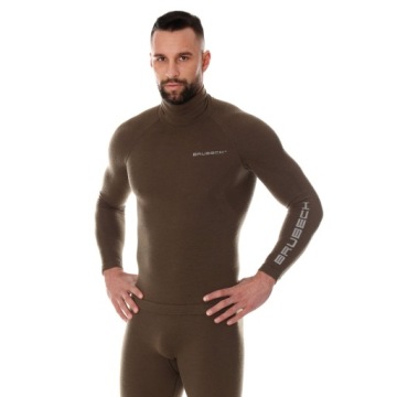 Bluza męska Brubeck RANGER WOOL Wełna MERINO XXL