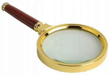 КЛАССИЧЕСКАЯ РУЧНАЯ УВЕЛИЧКА 60 мм ЗОЛОТОЕ СТЕКЛО ELEGANT