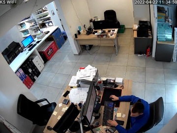 Внутренняя IP-камера Wi-Fi 5 МП, купольная 4 МП