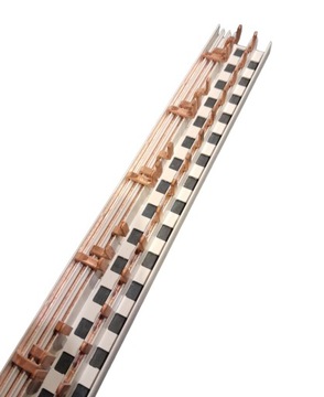 Szyna łączeniowa 3P+N 10mm2 sztyftowa 60 modułowa dla 60 wyłączników 1P+N