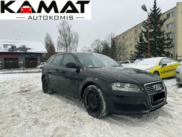 Audi A3 8P Hatchback 3d 2.0 TDI PD 140KM 2008 Audi A3 Sportback Audi A3 Sportback 2,0 Diesel Bogate Wyposazenie Hak Zami
