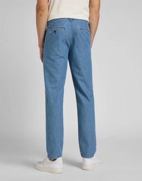 LEE spodnie CHINO blue REGULAR pants _ W32 L32