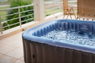 ГИДРОМАССАЖНЫЙ БАССЕЙН ДЛЯ 4 ЧЕЛОВЕК НАДУВНОЙ НАГРЕВАТЕЛЬ TEKAPO mSPA SPA ДИСТАНЦИОННОЕ УПРАВЛЕНИЕ