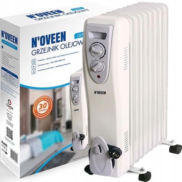 ENERGOOSZCZĘDNY GRZEJNIK OLEJOWY ELEKTRYCZNY 2000W olejak (9-cio żeberkowy)
