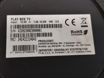 play box 4k без пульта (3833/24)