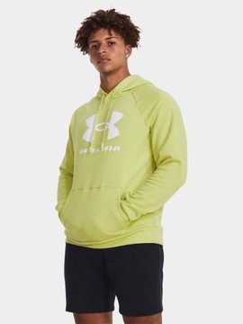 BLUZA MĘSKA Z KAPTUREM UNDER ARMOUR DRESOWA SPORTOWA BAWEŁNA 1379758