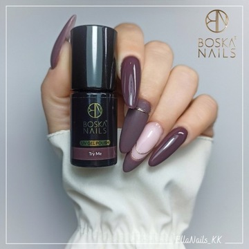 Гибридный лак для ногтей коричневый 384 попробуйте мне божественные ногти 6 мл