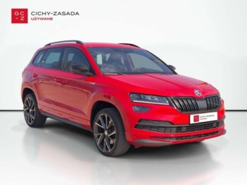 Skoda Karoq Crossover Facelifting 1.5 TSI ACT 150KM 2022 Skoda Karoq Sportline, Canton, Tryby Jazdy, Ambiente, ACC, APP 1.5 Benzyna, zdjęcie 6