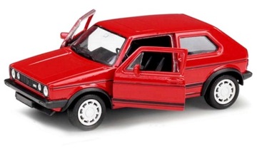 VOLKSWAGEN GOLF I GTI MODEL METAL WELLY 1:34 CZERWONY