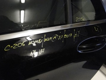 MERCEDES C CLASS W 205 ДВЕРЬ ПЕРЕДНЯЯ ЗАДНЯЯ ЛЕВАЯ