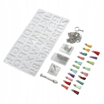 Набор силиконовых форм с гладкой поверхностью, большие подвески с кисточками своими руками