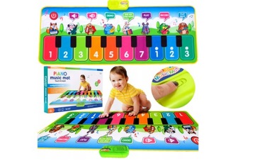 MATA MUZYCZNA DO TAŃCZENIA PIANINKO ZWIERZĘTA NAGRYWA 03B