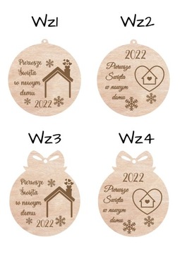 DREWNIANA BOMBKA PIERWSZE ŚWIĘTA W NOWYM DOMU