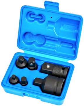 АДАПТЕРЫ ДЛЯ СНИЖЕНИЯ УДАРА 1/2 1/4 3/8 3/4 6 ШТ. АДАПТЕРЫ CRMO