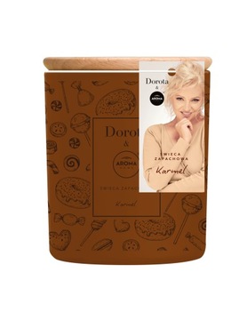 Aroma HOME DOROTA ŚWIECA CANDLE 150g ZAPACH KARMEL