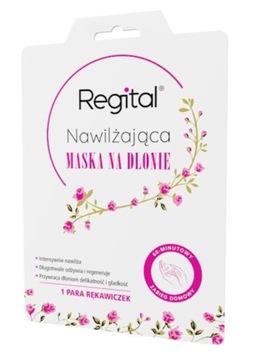 Regital,Maska na dłonie, Nawilżająca, 1 para