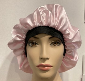 Шапочка из польского атласа, кудри афро-локоны