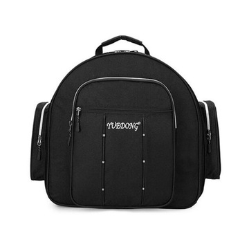 Многофункциональная сумка для малого барабана с регулируемым ремешком и толстой подкладкой для практики, черная