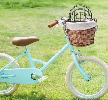 ВЕЛОСИПЕДНАЯ КОРЗИНА ДЛЯ СОБАК И КОШЕК ВЕЛОСИПЕД ПЛЕТЕНЫЙ ПЕРЕВОЗКА ДЛЯ ЖИВОТНЫХ