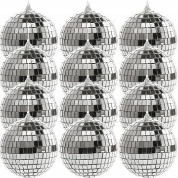 Kula odblaskowa Disco Party Decoration 12 szt