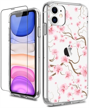 ETUI do iPhone 11 | WZMACNIANE 2 MM WZORY CASE + SZKŁO 9H