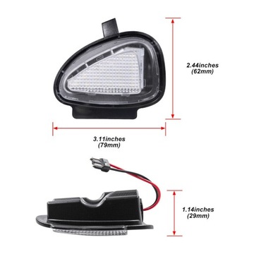 СВЕТОДИОДНАЯ ПОДСВЕТКА ЗЕРКАЛА VW GOLF VI TOURAN TIGUAN JETTA EOS TIGUAN SHARAN