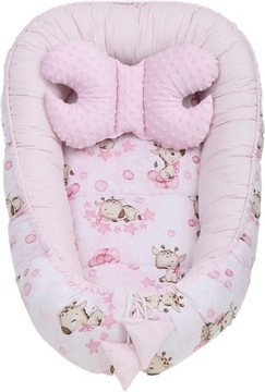 НАБОР ДЕТСКОГО КОКОНА NEST MINKY PIECE XXL BABYMAM, 7 ЭЛЕМЕНТОВ.