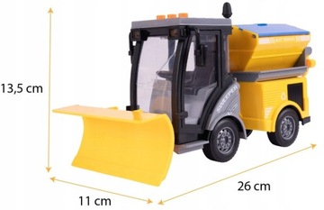 AUTO CIĘŻARÓWKA PŁUG PIASKARKA ULICZNA DŹWIĘK LED