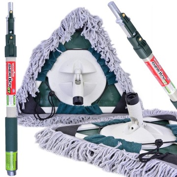 KIJ TELESKOPOWY 76-122CM + MOP DO ODPYLANIA ŚCIAN