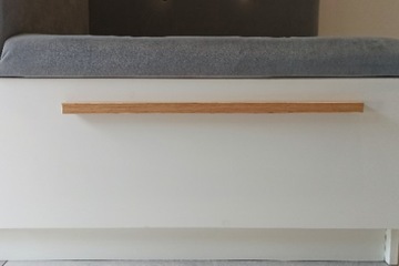 МЕБЕЛЬНАЯ РУЧКА ДЛЯ ПОДОКОННИКА L МАССИВ ДУБА L-416MM