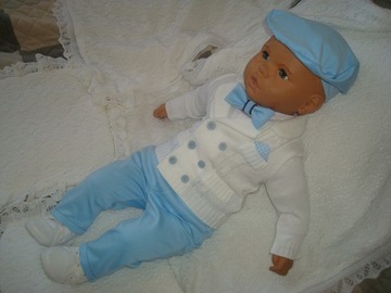 КУРТКА-ДжЕМПЕР/НАБОР ОДЕЖДЫ ДЛЯ КРЕСТИЯ, 6 ПРЕДМЕТОВ/74