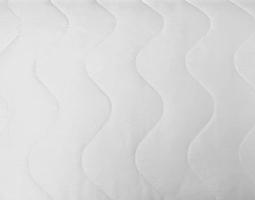 Pokrowiec na materac z mikrofibry Biały 110x200 cm