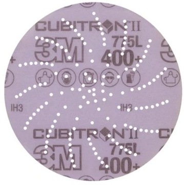 3M 775L Hookit krążek na rzep CUBITRON II 125 P400