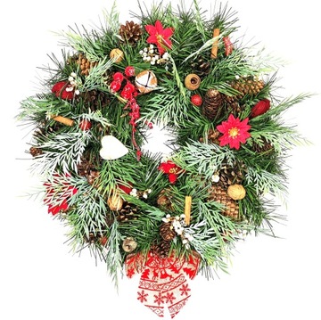 Wianek wieniec bożonarodzeniowy świąteczny 45 cm